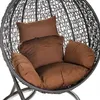 HOME DELUXE - Polyrattan Hängesessel CIELO - nur Kissen Produktbild-Vorschau 3