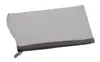 A gray cosmetic bag with a zipper is shown against a white background. Anteprima dell’immagine prodotto