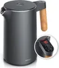 Arendo Wasserkocher Edelstahl 1,5L , Doppelwand, Produktbild-Vorschau 1