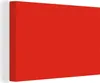 MuchoWow® - Leinwandbilder - Rot - Farbe - Einfarbig, Produktbild-Vorschau 1