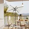 Sekey Sonnenschirm Balkon 200 x 125 cm Rechteckig Produktbild-Vorschau 8