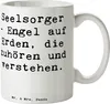 Mr. & Mrs. Panda Kaffeetasse Spruch Seelsorger Engel - Weiß Produktbild-Vorschau 1