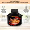 Klarstein Heißluftfritteuse 2-in-1, Airfryer mit Produktbild-Vorschau 3