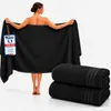 Komfortec 2er Saunatuch Set 80x200 cm aus 100% Baumwolle, Produktbild-Vorschau 1