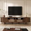 okwish Ovaler TV-Schrank TV-Ständer mit Schubladen und Produktbild-Vorschau 1