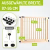 BOMI® Türschutzgitter Miko ohne Bohren 63–161 cm | Produktbild-Vorschau 2
