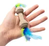 Katzenspielzeug aus Pappe · Kratzpappe mit Federn · ca. 10 Produktbild-Vorschau 7
