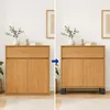 Relaxdays Meubelverhogers, set van 4, vierkant, afmetingen: Productafbeelding-voorbeeld 6