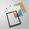 Gerahmtes Poster - Schwarzer Rahmen - Vier die Farben Produktbild-Vorschau 4