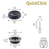 WAGNER QuickClick® Filzgleiter - 4x Schraube, 4x Basis Produktbild-Vorschau 2