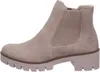 A side view of a beige Chelsea boot with a lug sole. Voir les images du produit