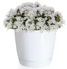 Coubi runder Blumentopf mit Sockel weiß 28x26.2cm Produktbild-Vorschau 9