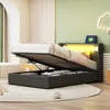 MODFU Lit Coffre 90x200 cm - Lit Simple avec Rangement, Voir les images du produit 3
