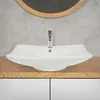 LuxeBath Waschbecken Aufsatzwaschbecken Eckig, 60,5x46x16,5 Produktbild-Vorschau 4