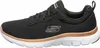 Skechers Flex Appeal 4.0 sportlicher Schnürer Schwarz Produktbild-Vorschau 101