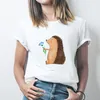 Mr. & Mrs. Panda Tshirt Igel Blumen - Weiß - Geschenk, Produktbild-Vorschau 3