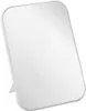 A white makeup mirror with a stand is shown against a white background. Podgląd zdjęcia produktu