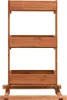 vidaXL Kvetináč 52x30x78 cm Jedľové drevo Náhľad obrázku produktu 2
