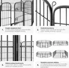 tectake® Enclos pour chiots Lisa 8 pièces, pliable Ancrage Voir les images du produit 27