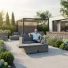 Mucola Gartenmöbel Polyrattan Lounge Sessel Sofa Bank Tisch Produktbild-Vorschau 9
