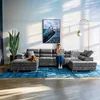 Sofiland Aller U-Form Ecksofa XXL Schlaffunktion 2 Produktbild-Vorschau 14