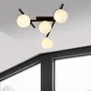 Lampa sufitowa Emibig 4xE14 40W SMART 4 BLACK/OPAL 1103/4 Podgląd zdjęcia produktu 9