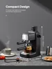 Siebträgermaschine mit Milchaufschäumer, 800W Retro Produktbild-Vorschau 3