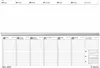 Tischquerkalender Giganta XXL grün 2025 - 42,2x14,8 cm - 1 Produktbild-Vorschau 3
