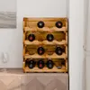 vidaXL Casiers à vin 4 pièces pour 16 bouteilles Bois Voir les images du produit 2
