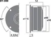 Monacor DT-300 Głośnik Wysokotonowy 8 Ohm Podgląd zdjęcia produktu 3