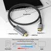 BENFEI HDMI-Kabel DisplayPort auf HDMI Kabel 1.8m 4K 30Hz Produktbild-Vorschau 4