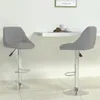 vidaXL Barová stolička 2 ks svetlosivý zamat Náhľad obrázku produktu 2