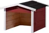 Mährobotergarage, Holz, rot Produktbild-Vorschau 1