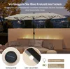 COSTWAY ombrellone doppio 400x200cm, ombrellone da giardino Anteprima dell’immagine prodotto 4