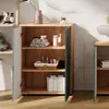 Midi skříňka Vicco Irma Dub Goldkraft/zelená 60 x 81 cm, Náhled obrázku produktu 5