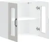 vidaXL Pensile da cucina con anta in vetro Kalmar in legno Anteprima dell’immagine prodotto 5