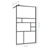 Duschwand für Begehbare Dusche mit Klarem ESG Glas 90x195 Produktbild-Vorschau 6