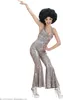 70 er Jahre Overall Disco Queen - Kostüm Discothek Jumpsuit Produktbild-Vorschau 2