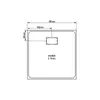 Schulte Duschwanne 90x90 cm Komplettset inkl. Ablauf und Produktbild-Vorschau 3