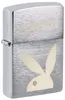 ZIPPO - Playboy Design - Brushed Chrome Silber Bunny Produktbild-Vorschau 2