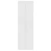 A tall, white cabinet with four doors, divided horizontally and vertically. Voir les images du produit
