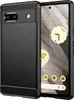 A black phone case is shown next to a smartphone. Produktbild-Vorschau