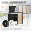 ML-Design, box na kontajnery na odpad, 2 kusy, pre 2 Náhľad obrázku produktu 3