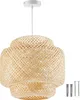 Stropní svítidlo Lignea Lux z bambusu, boho styl, 40 W - Náhled obrázku produktu 1