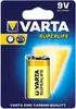 A VARTA 9V zinc carbon battery in its retail packaging. Podgląd zdjęcia produktu