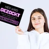Hier wird gezockt Metallschild XL in 21x28 cm für Gamer in Produktbild-Vorschau 3