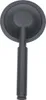 A close-up studio shot of a dark gray shower head. Náhled obrázku produktu