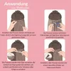 hair2heart Echthaar Tressen zum Einnähen Extensions glatt - Produktbild-Vorschau 4
