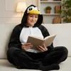 Pyžamo Onesie Kigurumi Kostým Prevlek Tučniak S: 145 - Náhľad obrázku produktu 3
