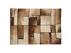 A rectangular rug with a geometric pattern in shades of beige and brown. Náhled obrázku produktu